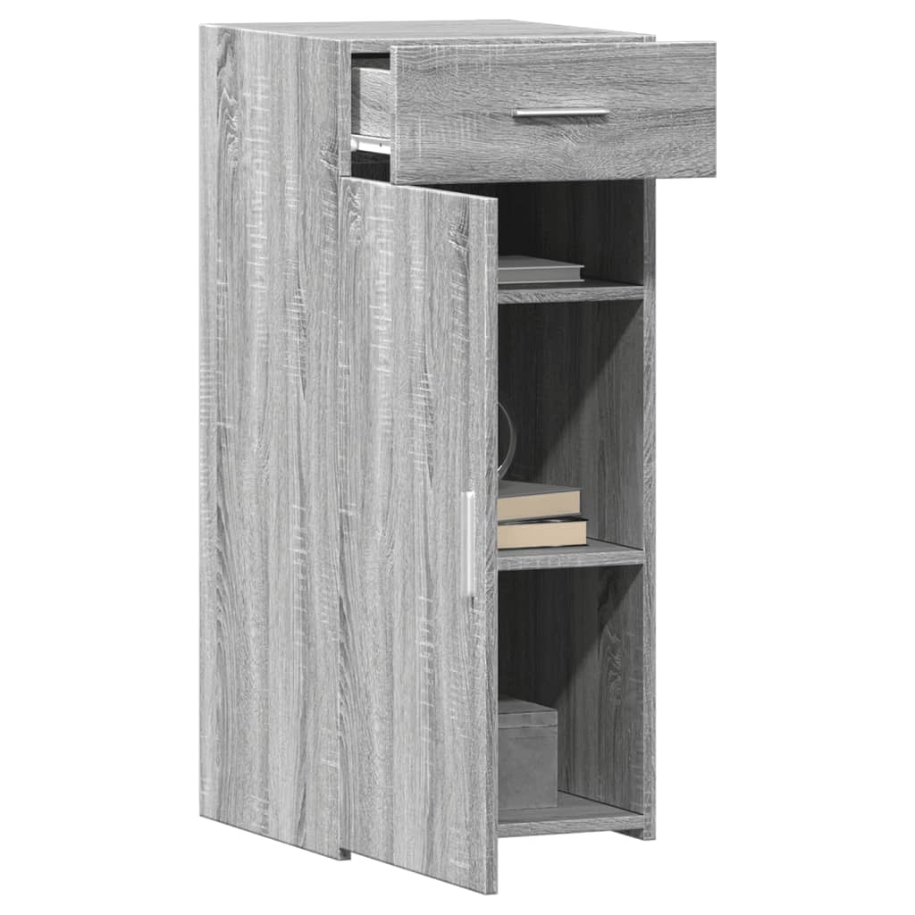 vidaXL Sideboard Grey Sonoma 40x42.5x93 cm Engineered Wood 3
