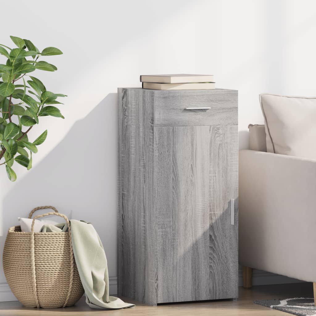 vidaXL Sideboard Grey Sonoma 40x42.5x93 cm Engineered Wood 1