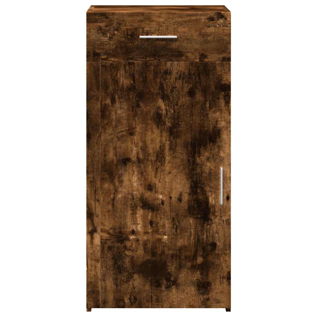 vidaXL Sideboard Smoked Oak 45x42.5x93 cm Engineered Wood 4