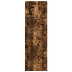 vidaXL Highboard Smoked Oak 40x41x124 cm Engineered Wood 5