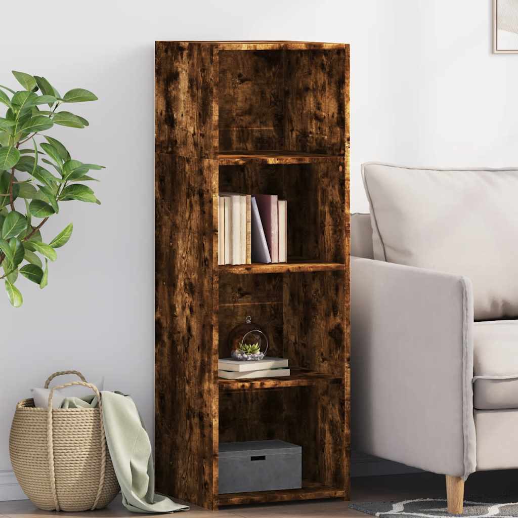 Highboard Engineered Wood in Smoked Oak