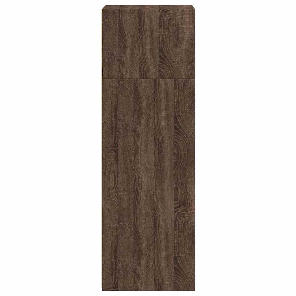 vidaXL Highboard Brown Oak 40x41x124 cm Engineered Wood 5