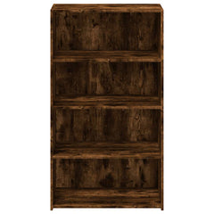 vidaXL Highboard Smoked Oak 70x41x124 cm Engineered Wood 4