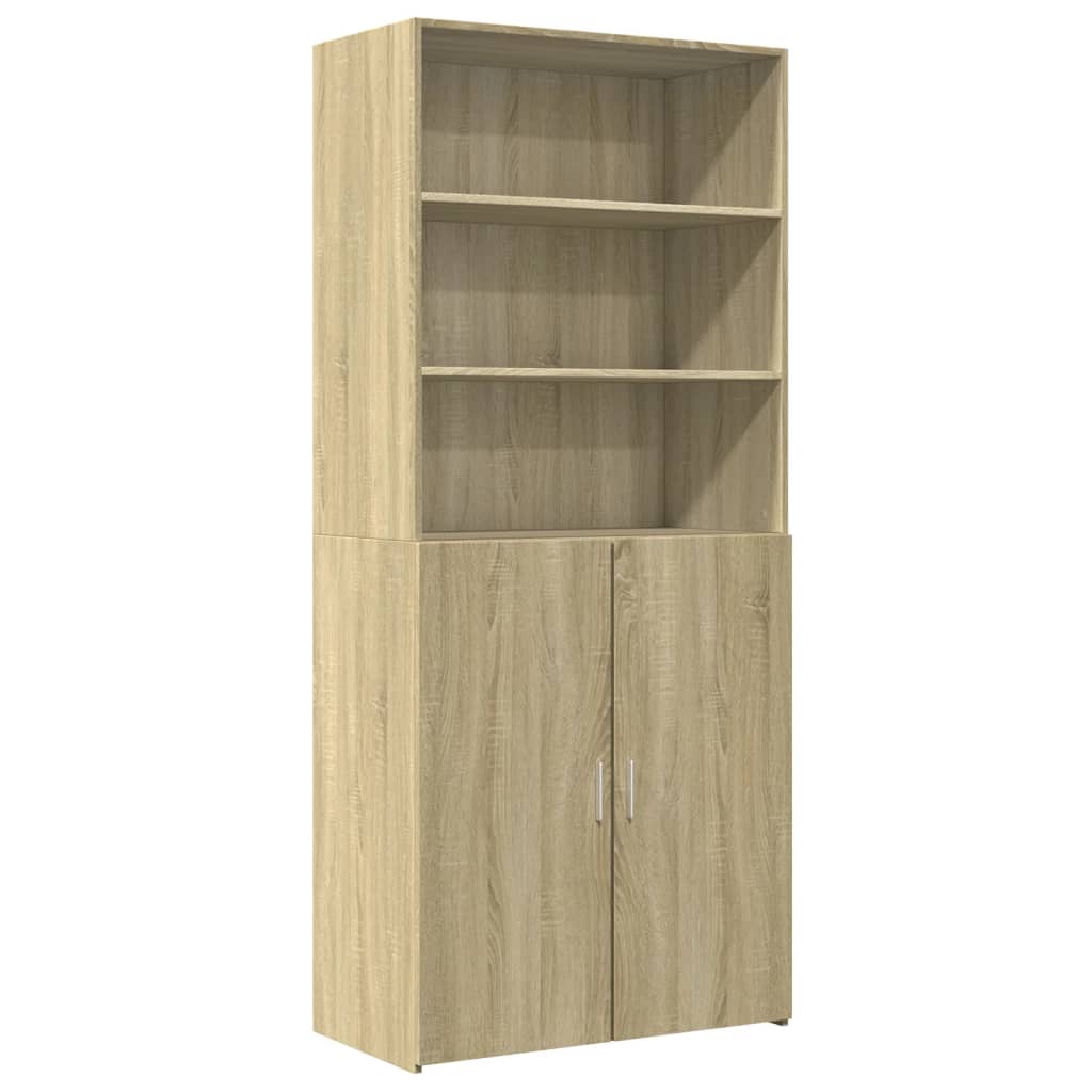 Highboard 70x42,5x185 cm Engineered Wood Sonoma oak 80 x 42.5 x 185 cm
