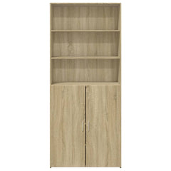Highboard 70x42,5x185 cm Engineered Wood Sonoma oak 80 x 42.5 x 185 cm
