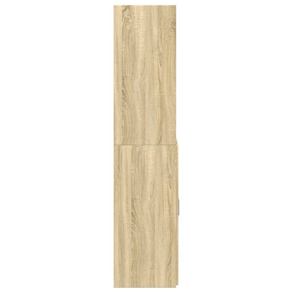 Highboard 70x42,5x185 cm Engineered Wood Sonoma oak 80 x 42.5 x 185 cm