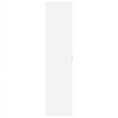 Highboard 40x42.5x185 cm Engineered Wood with 6 Shelves White