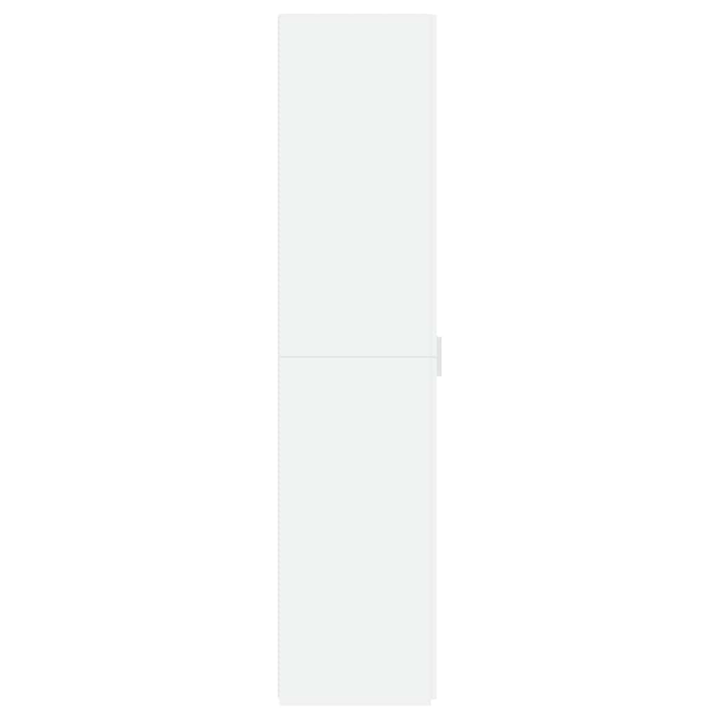 Highboard 45x42.5x185 cm Engineered Wood with 6 Shelves White