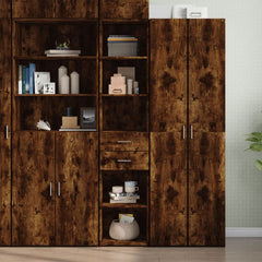 Highboard 40x42.5x185 cm Engineered Wood Smoked oak