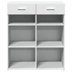 vidaXL Sideboard White 80x42.5x93 cm Engineered Wood 4