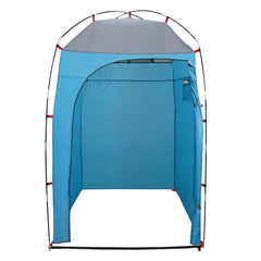 vidaXL Shower Tent Blue Waterproof 6