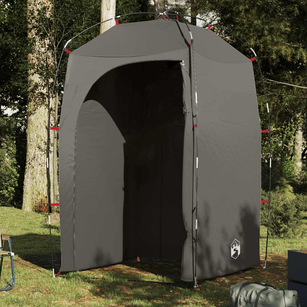 vidaXL Shower Tent Brown Waterproof 1