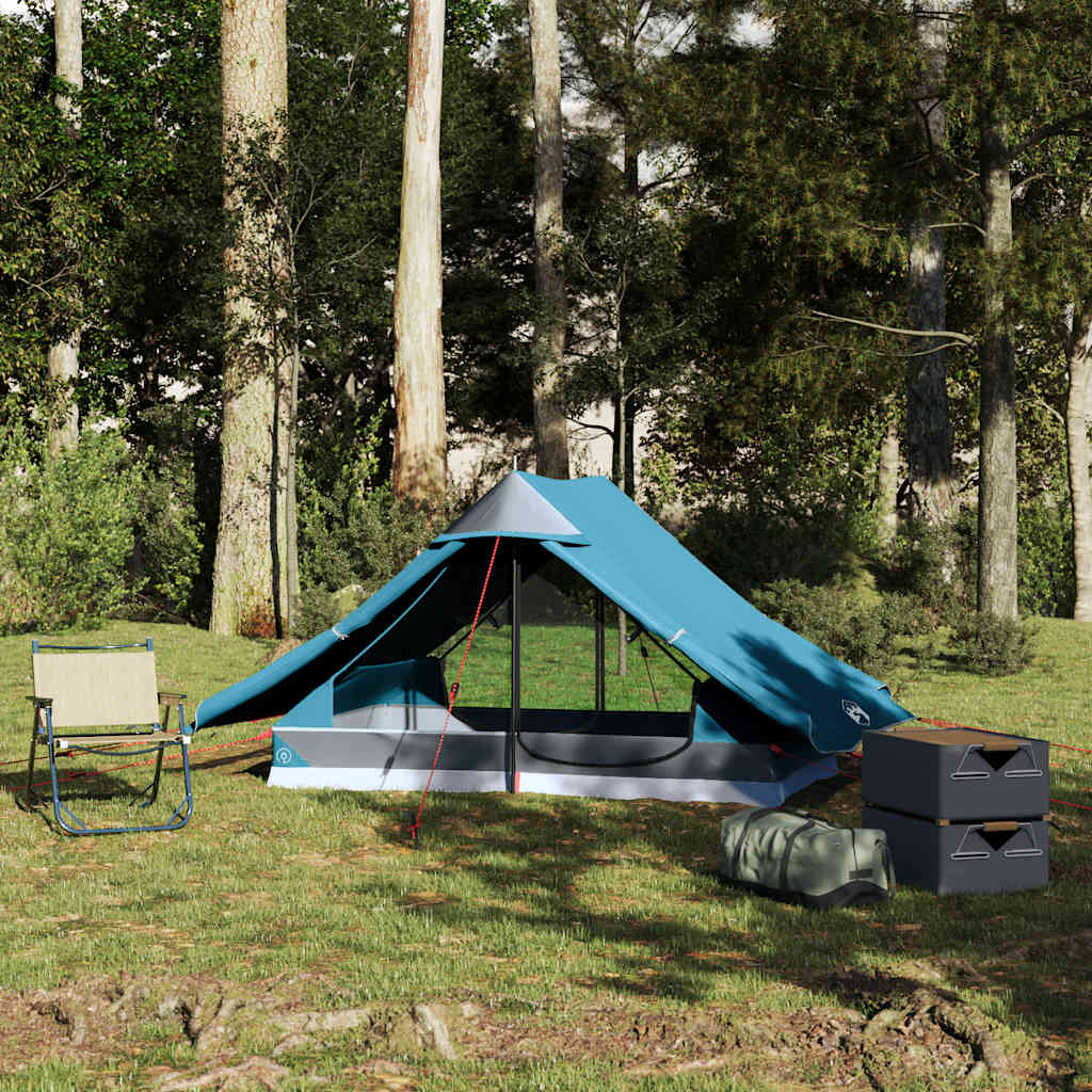 Camping Tent 2-Person Waterproof Blue