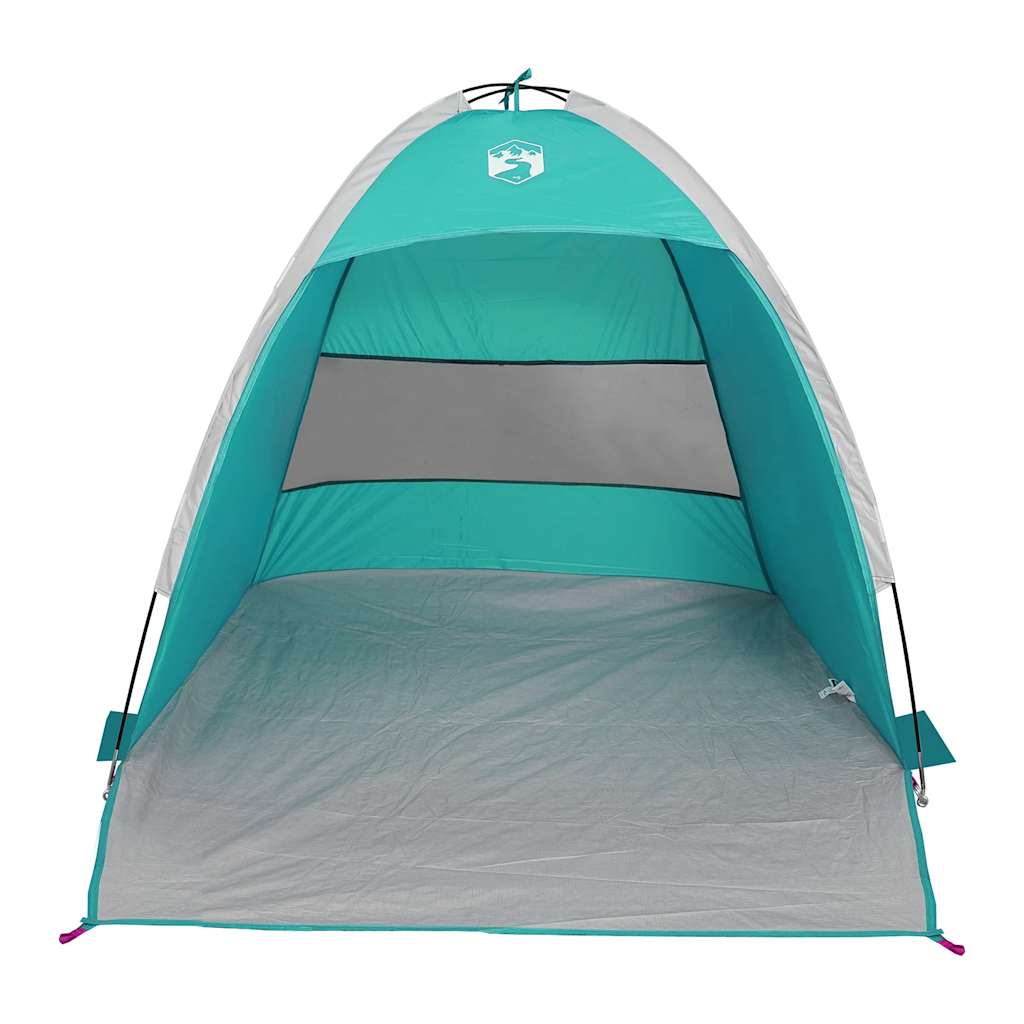 vidaXL Beach Tent 3-Person Sea Green Waterproof 5