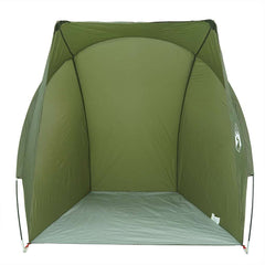vidaXL Fishing Tent Olive Green Waterproof 5