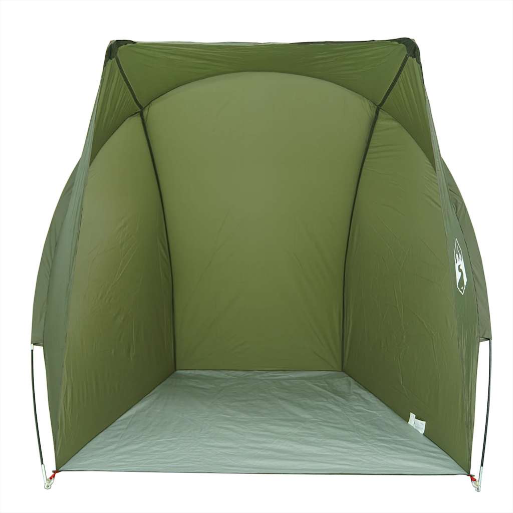 vidaXL Fishing Tent Olive Green Waterproof 5