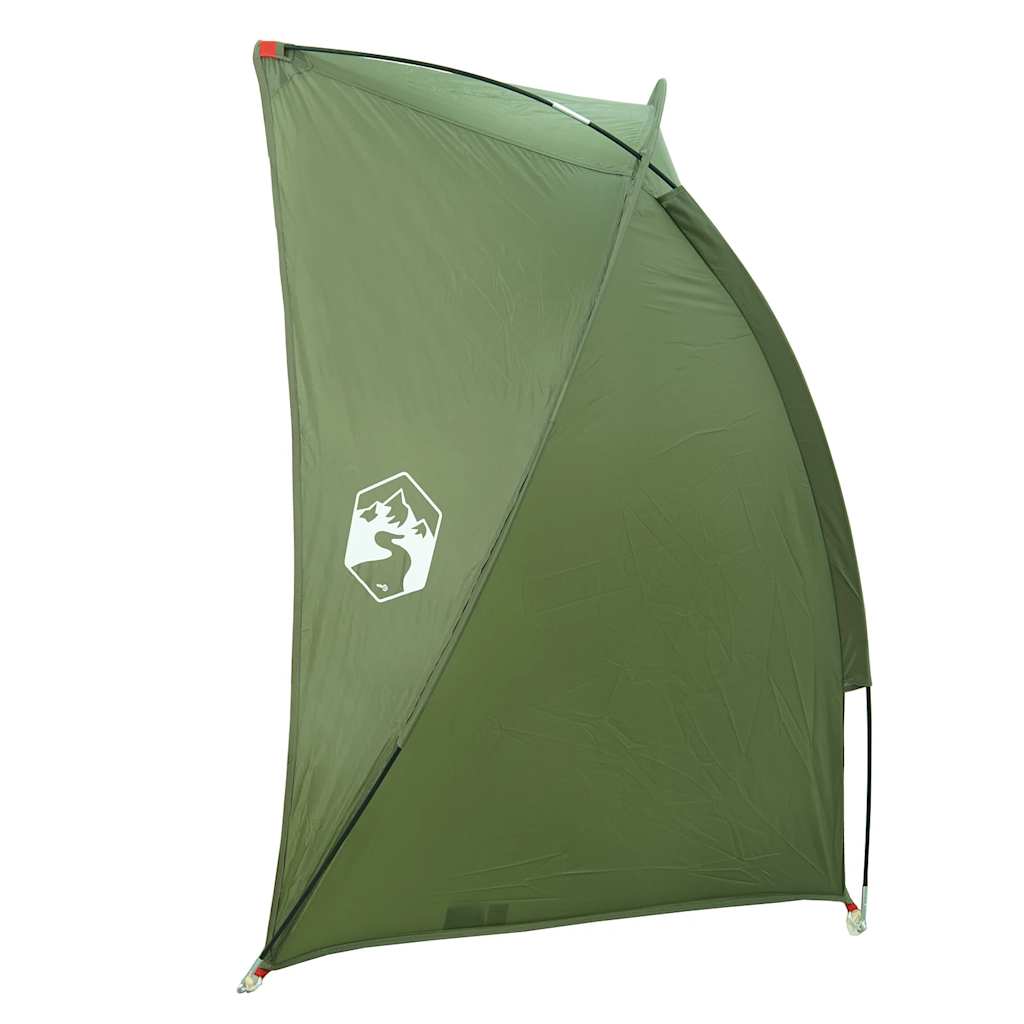 vidaXL Fishing Tent Olive Green Waterproof 6