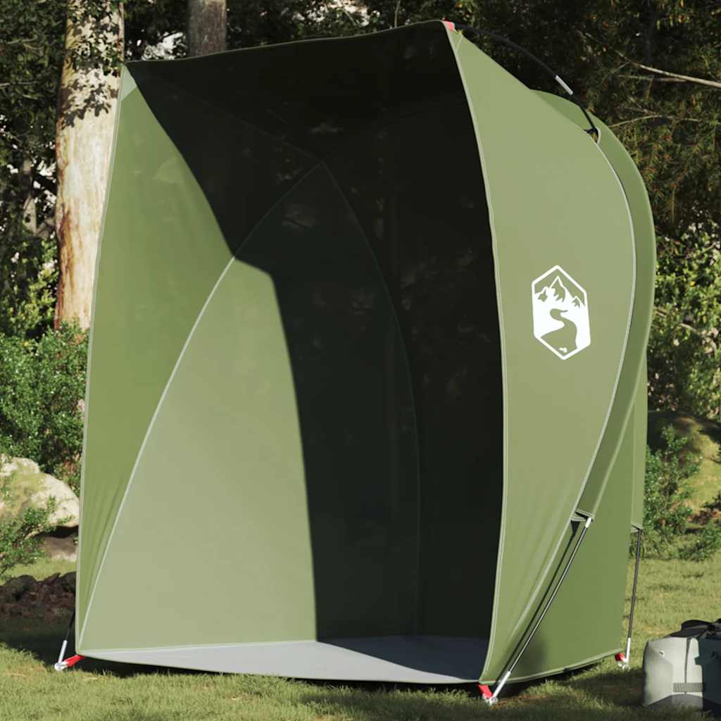 vidaXL Fishing Tent Olive Green Waterproof 1