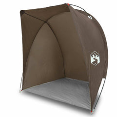 vidaXL Fishing Tent Brown Waterproof 2