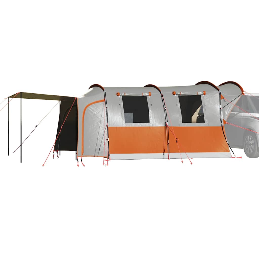Car Tent 4-Person Waterproof Grey and orange