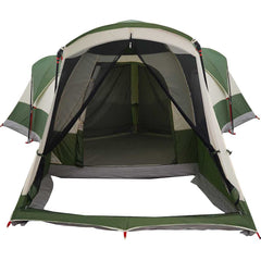 Family Tent Tunnel 8-Person Waterproof Green