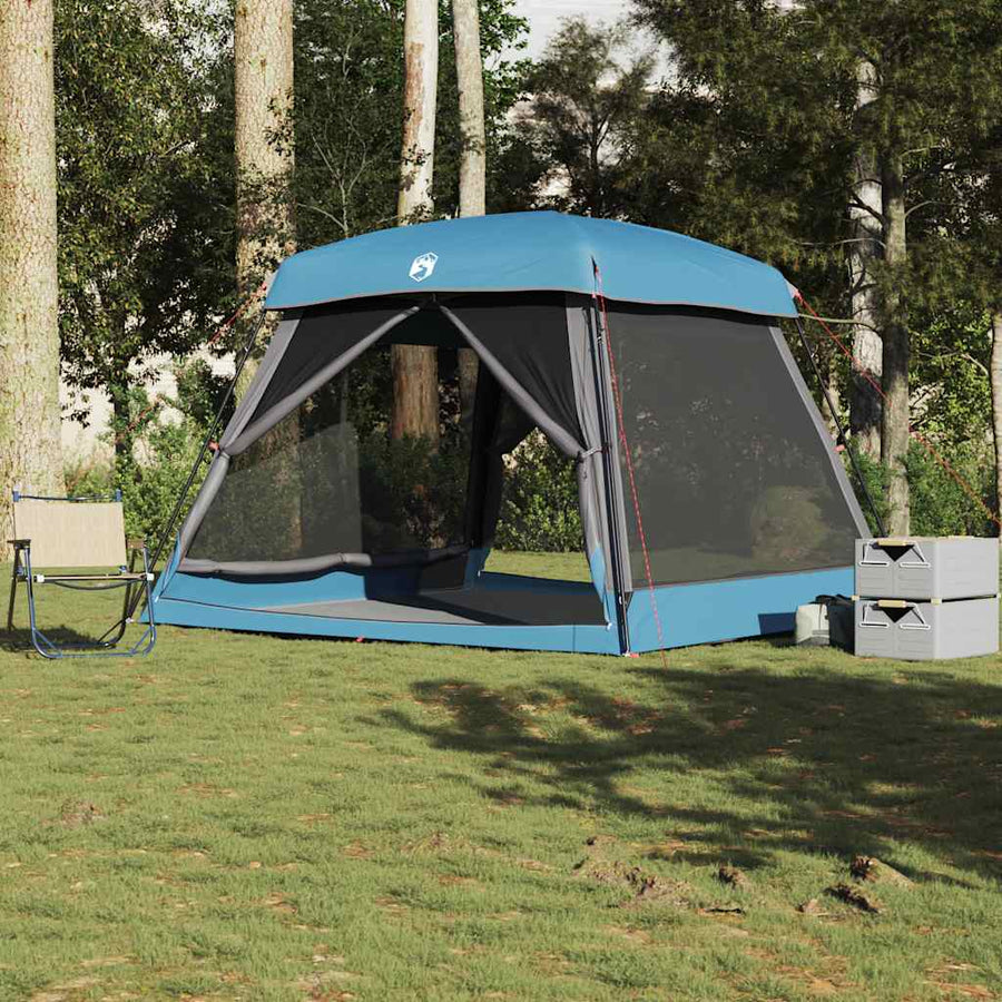 Family Tent Cabin 6-Person Waterproof Blue