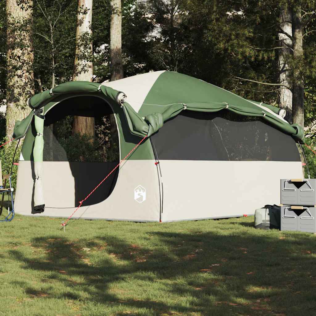 Family Tent Tunnel 6-Person Water-resistant Green