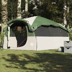 Family Tent Tunnel 6-Person Water-resistant Green