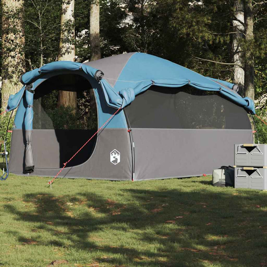 Family Tent Tunnel 6-Person Water-resistant Blue