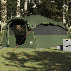 Family Tent Tunnel 6-Person Water-resistant Olive green