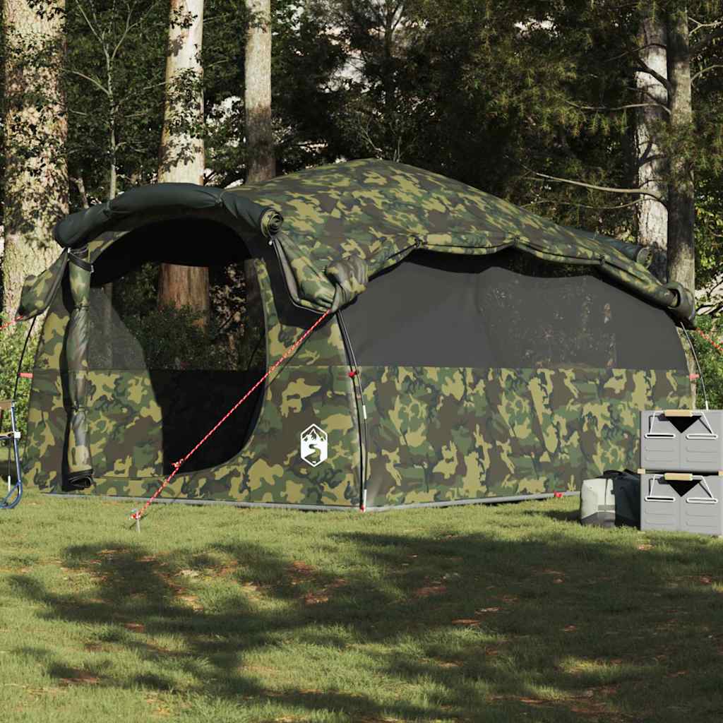 Family Tent Tunnel 6-Person Water-resistant Camouflage