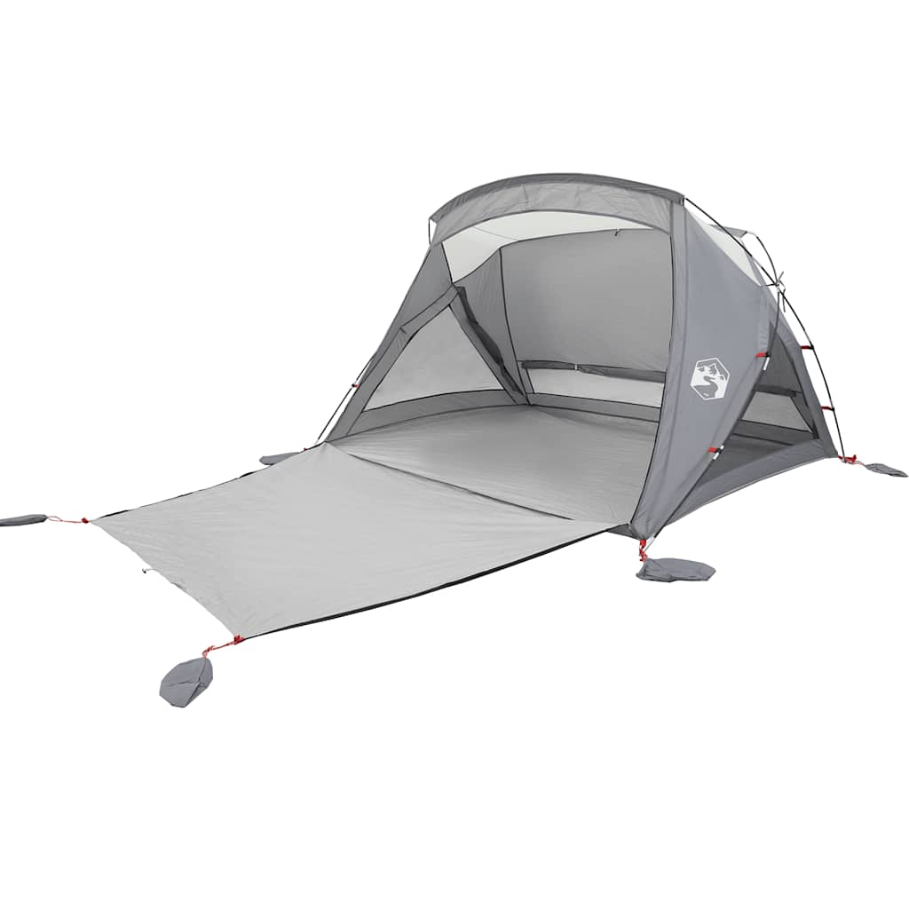 vidaXL Beach Tent 2-Person Grey Waterproof 3