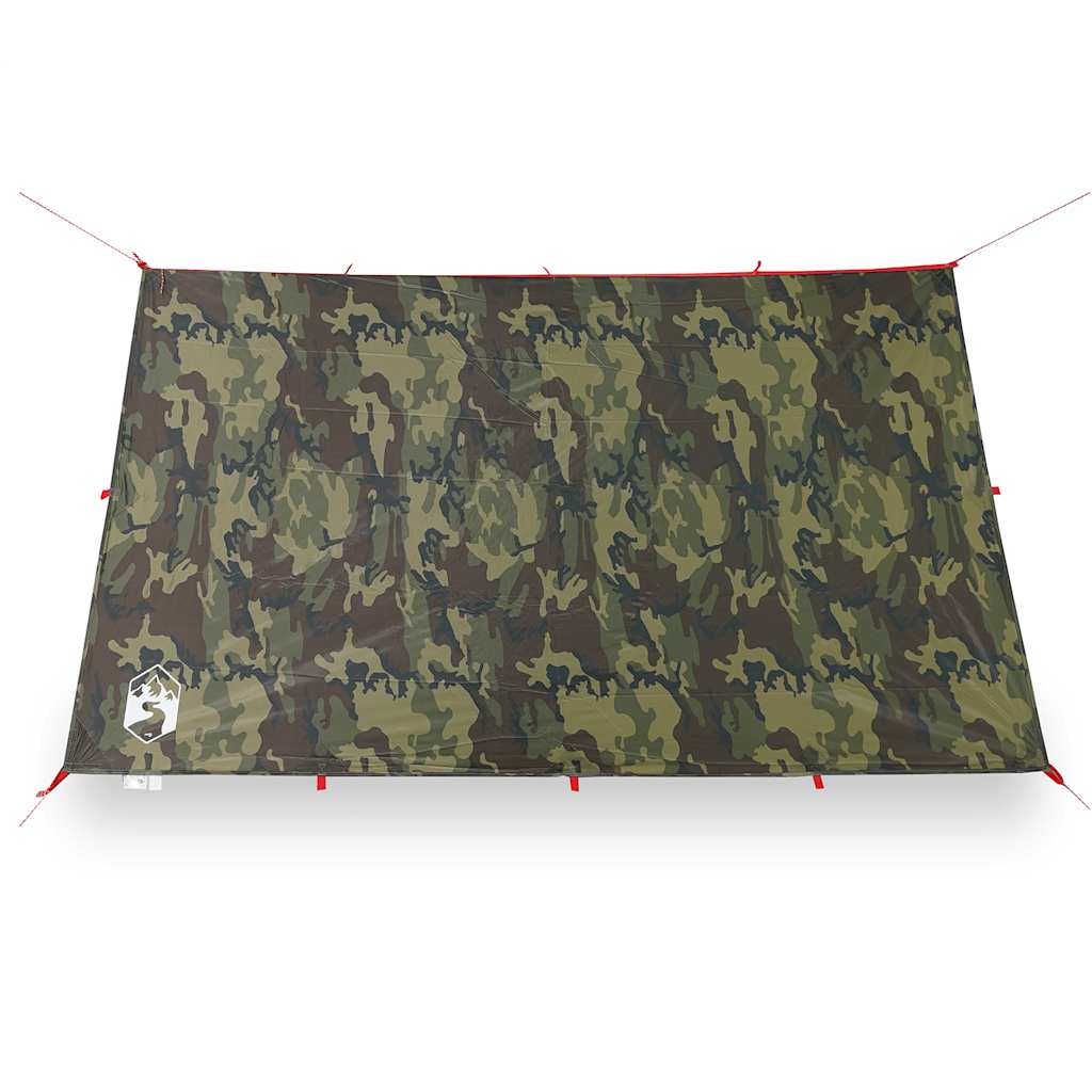 vidaXL Camping Tarp Camouflage 306x306 cm Waterproof 5