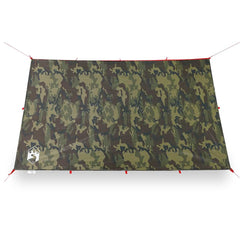 vidaXL Camping Tarp Camouflage 306x306 cm Waterproof 5