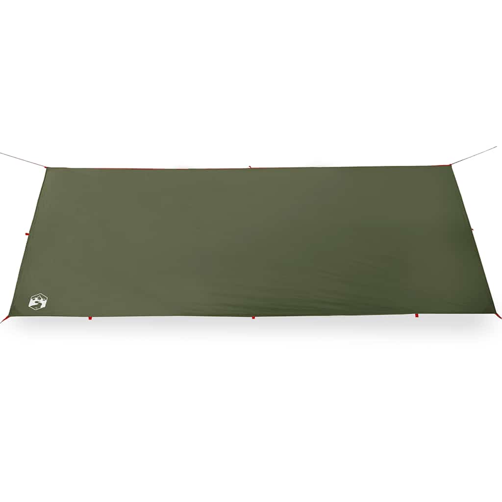 vidaXL Camping Tarp Olive Green 506x306 cm Waterproof 5