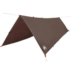 vidaXL Camping Tarp Brown 506x306 cm Waterproof 2