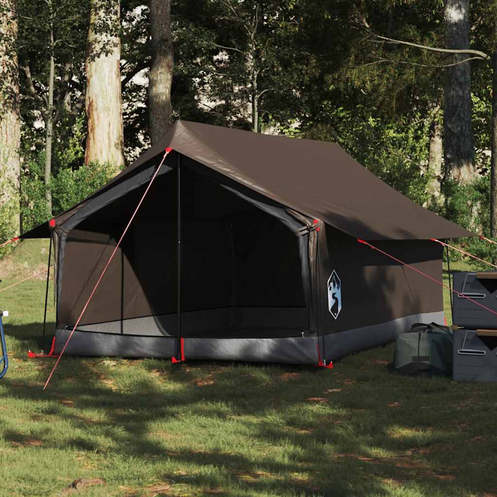 Camping Tent 2-Person Waterproof Brown