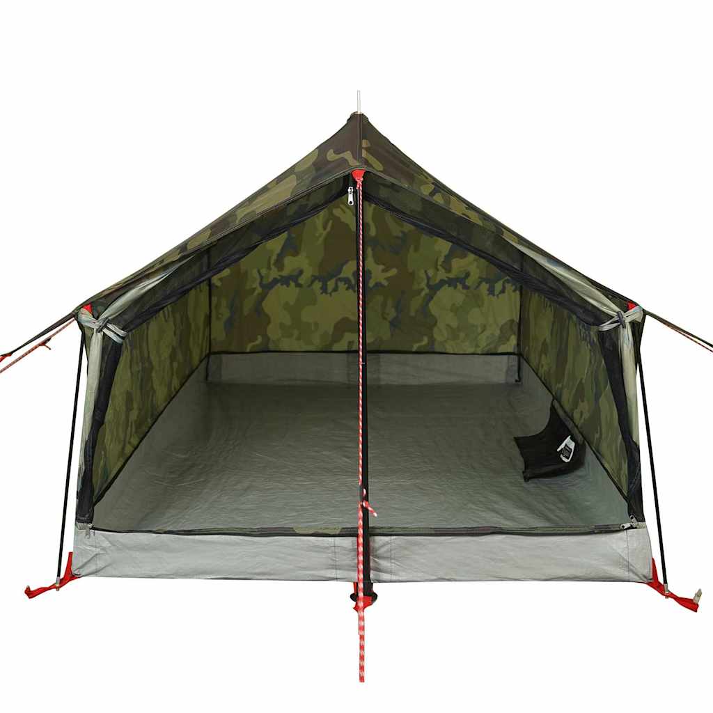 vidaXL Camping Tent 2-Person Camouflage Waterproof 6