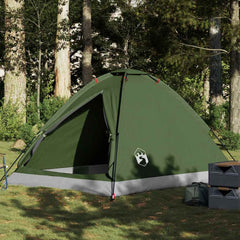 Camping Tent Dome Waterproof Olive green 4-person