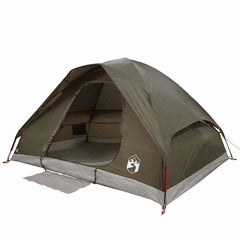 Camping Tent Dome Waterproof 2-person Brown
