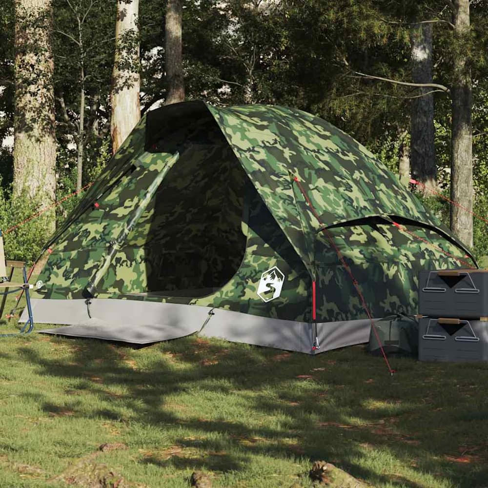 Camping Tent Dome Waterproof 2-person Camouflage