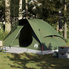 Camping Tent Dome Waterproof 4-person Olive green