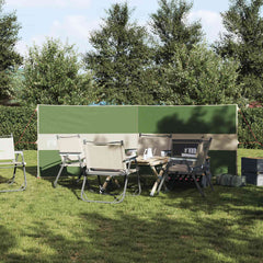 vidaXL Camping Windbreak Green 344x120 cm Waterproof 3