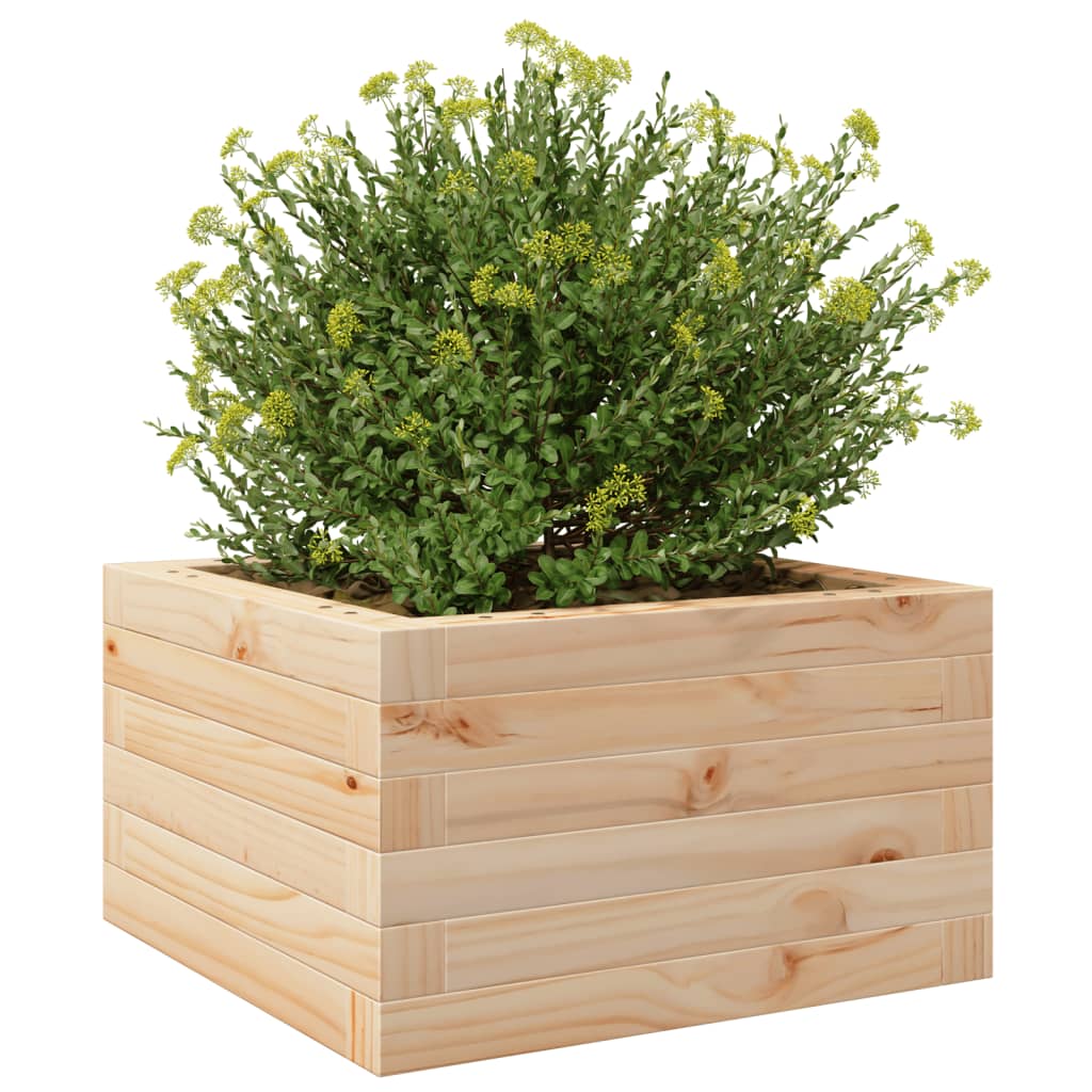 vidaXL Garden Planter 40x40x23 cm Solid Wood Pine 4