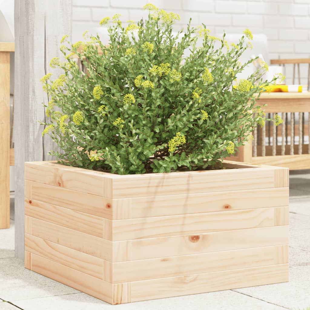vidaXL Garden Planter 40x40x23 cm Solid Wood Pine 1