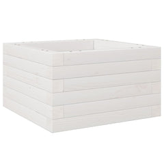 vidaXL Garden Planter White 40x40x23 cm Solid Wood Pine 2