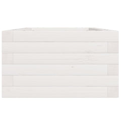 vidaXL Garden Planter White 40x40x23 cm Solid Wood Pine 6