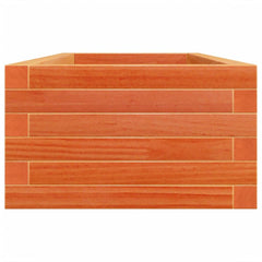vidaXL Garden Planter Wax Brown 110x40x23 cm Solid Wood Pine 6