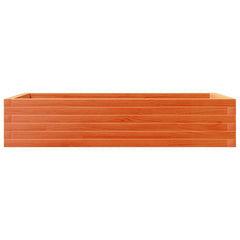 vidaXL Garden Planter Wax Brown 110x60x23 cm Solid Wood Pine 5