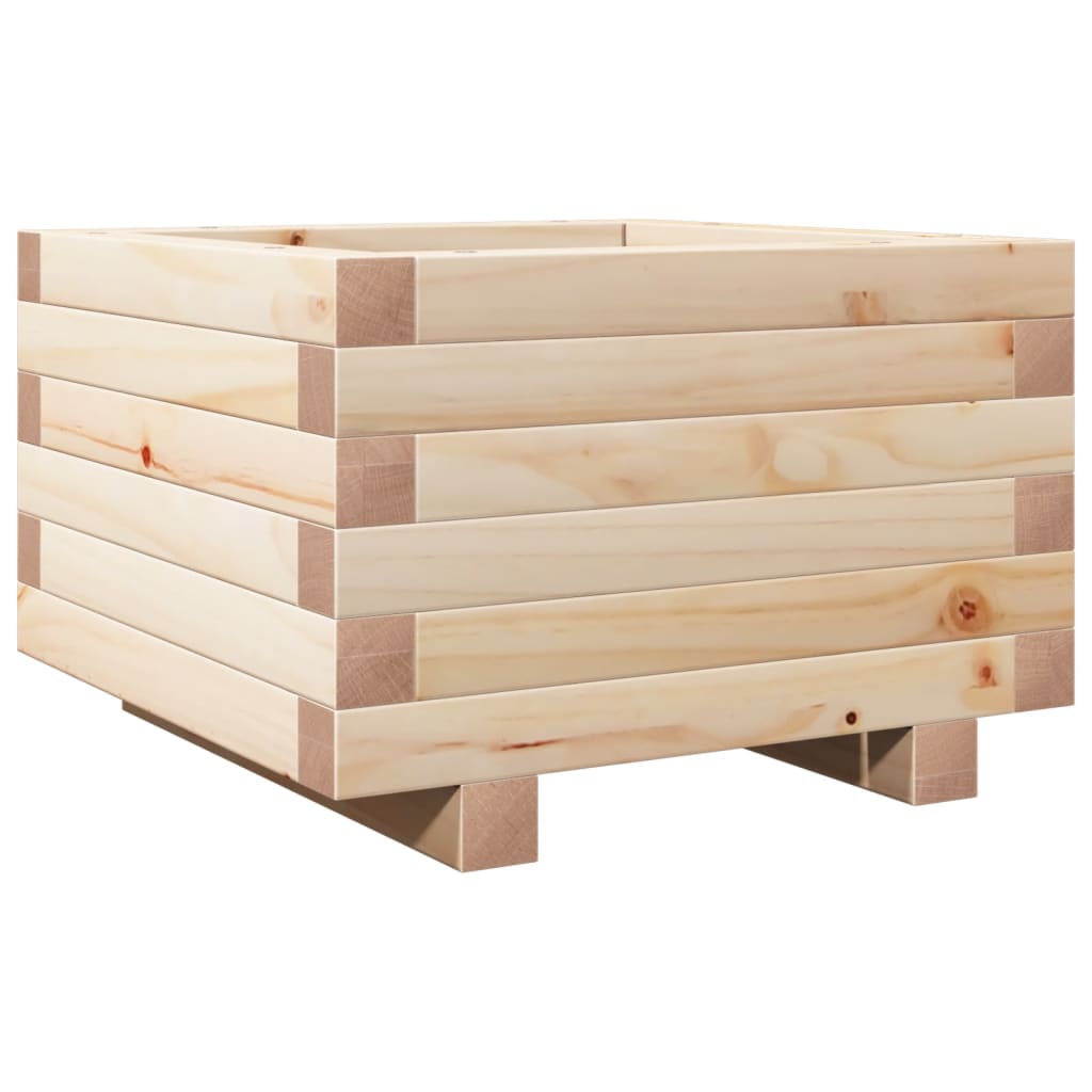 vidaXL Garden Planter 40x40x26.5 cm Solid Wood Pine 2